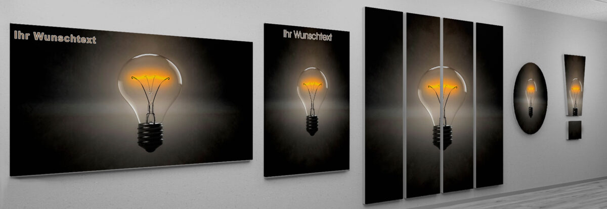 Glühbirne - es geht ein Licht auf - Ideen kreativ entwickeln.